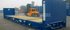 Flat rack container